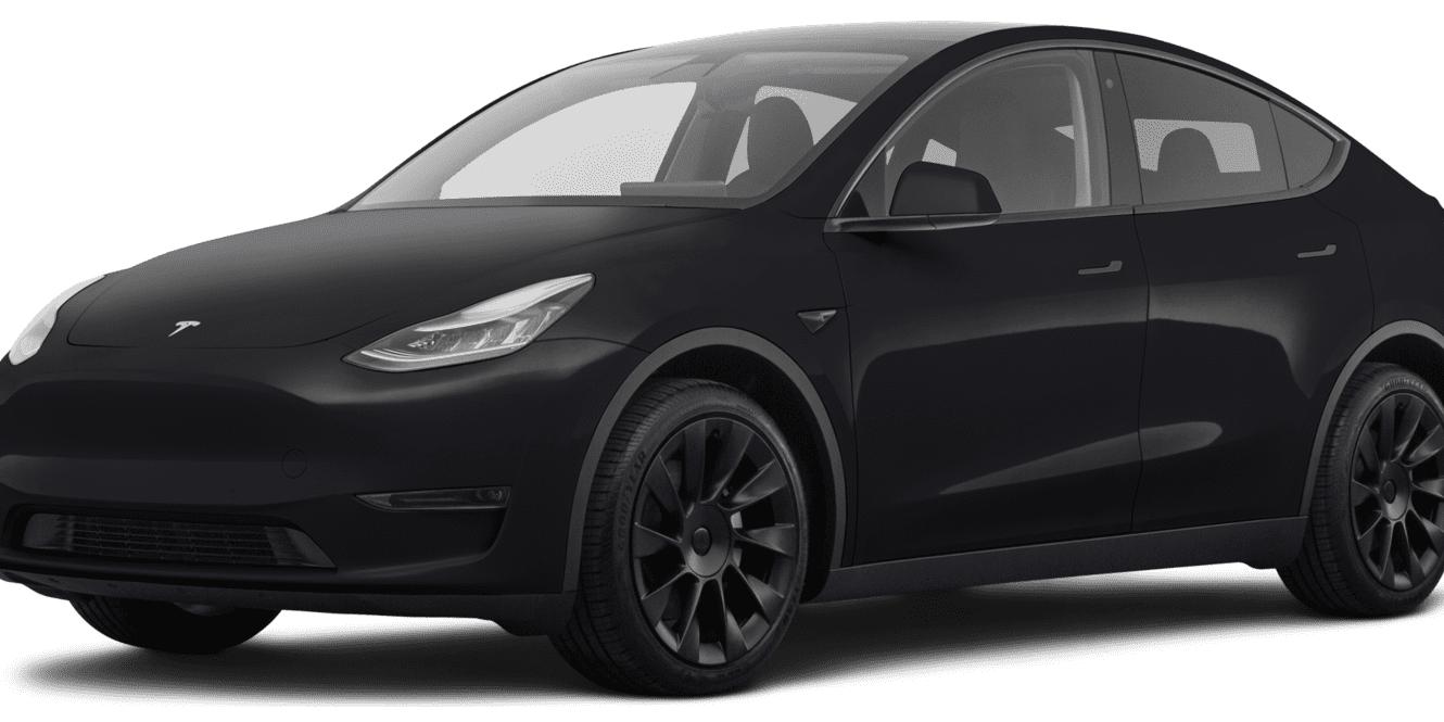 TESLA MODEL Y 2020 5YJYGDEE6LF056640 image